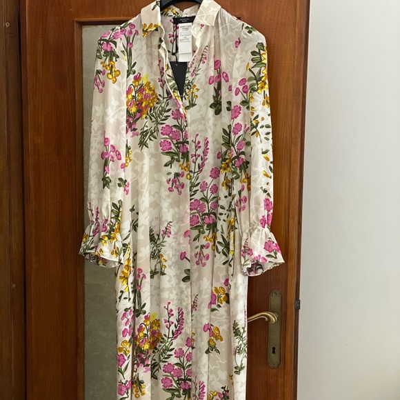 Max Mara 100% Silk midi dress NWT - Picture 5 of 6